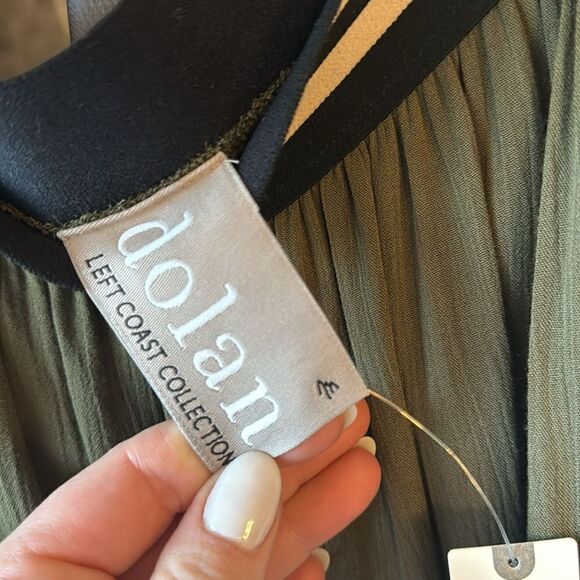 Dolan left coast collection wide leg palazzo pant in green size medium NWT - Picture 7 of 7